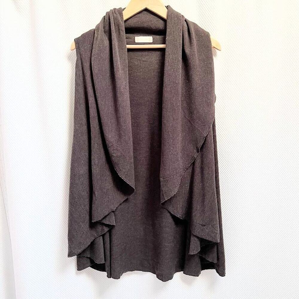 Altar'd State Sleeveless Cardigan Shawl Brown Women's sz Medium